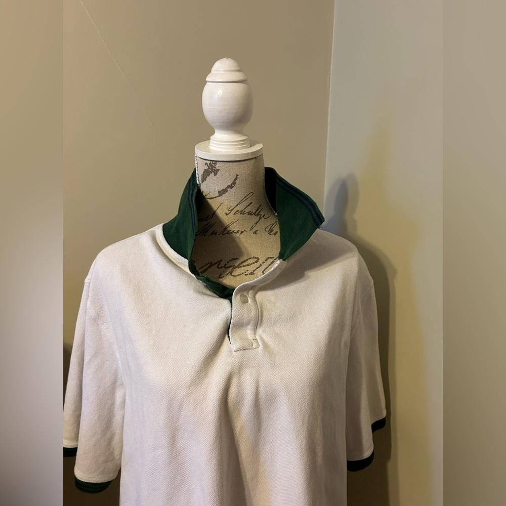 Denver Hayes Green and White Polo Shirt - Picture 5 of 9